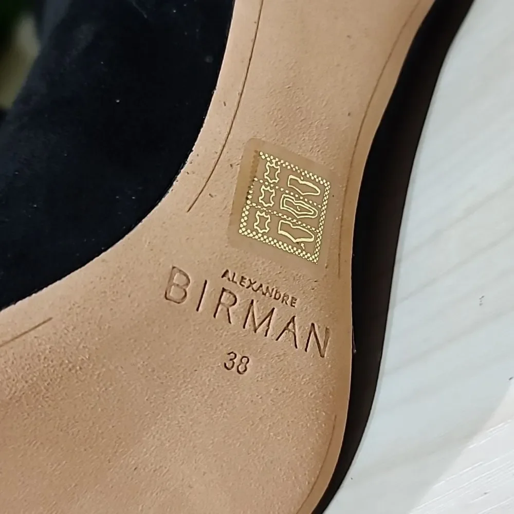 Alexandre Birman Kyra Boot 85 - Black Suede EU 38 NEW